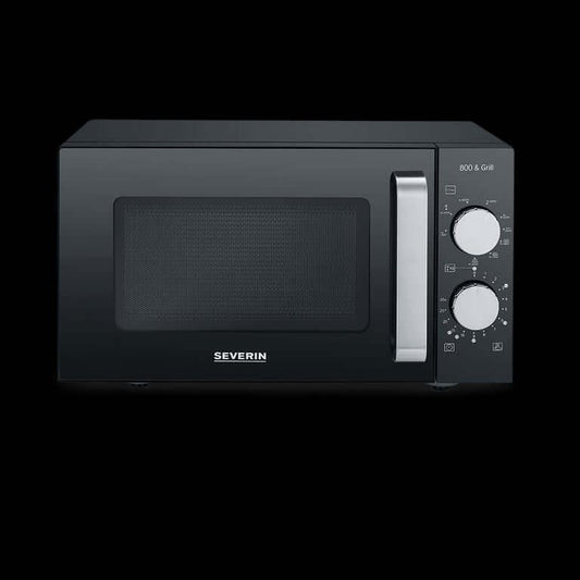 Microonde 2 In 1 MW 7762 Con Grill E Base In Vetro, 1000W E 20 Litri, Design Inossidabile