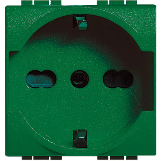 Presa Schuko Bipasso BTicino L4140X16V 16A 250V - Compatibile Italia e Germania, Sicura e Affidabile
