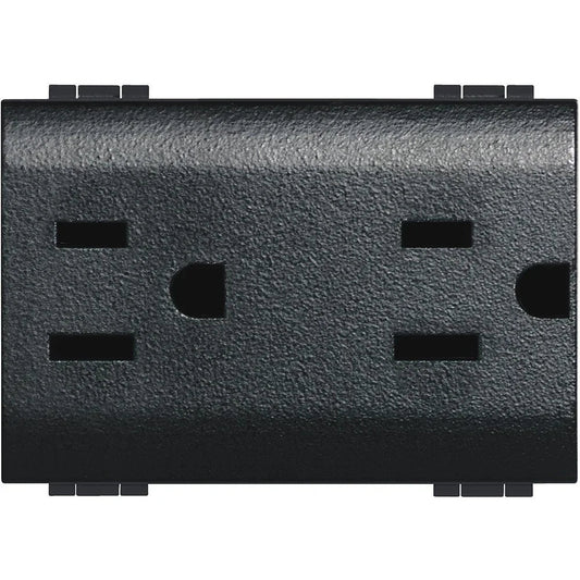 Presa Duplex Universale 2P+T 16A 127-250 Vac - Standard Americano - BTicino L4188, Sicurezza e Design Elegante