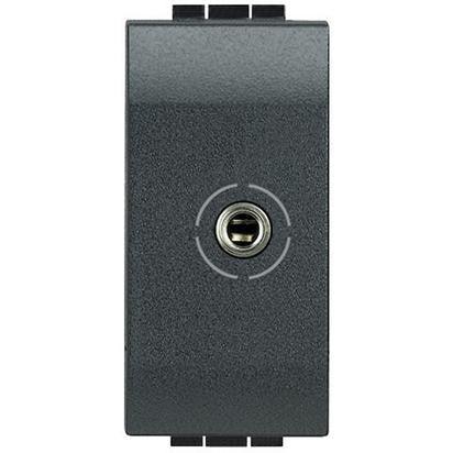 Presa Audio Jack 3,5 BTicino L4280 - Design Elegante Antracite, Installazione Facile, Compatibilità Universale