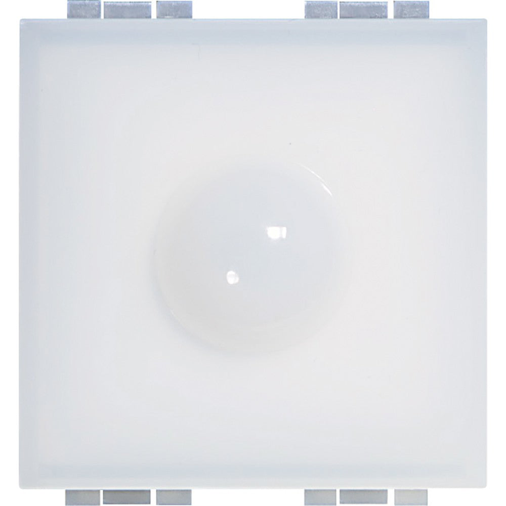 Living Light white LED signaling lamp for 230Vac, 0.5W, high efficiency, modern design.