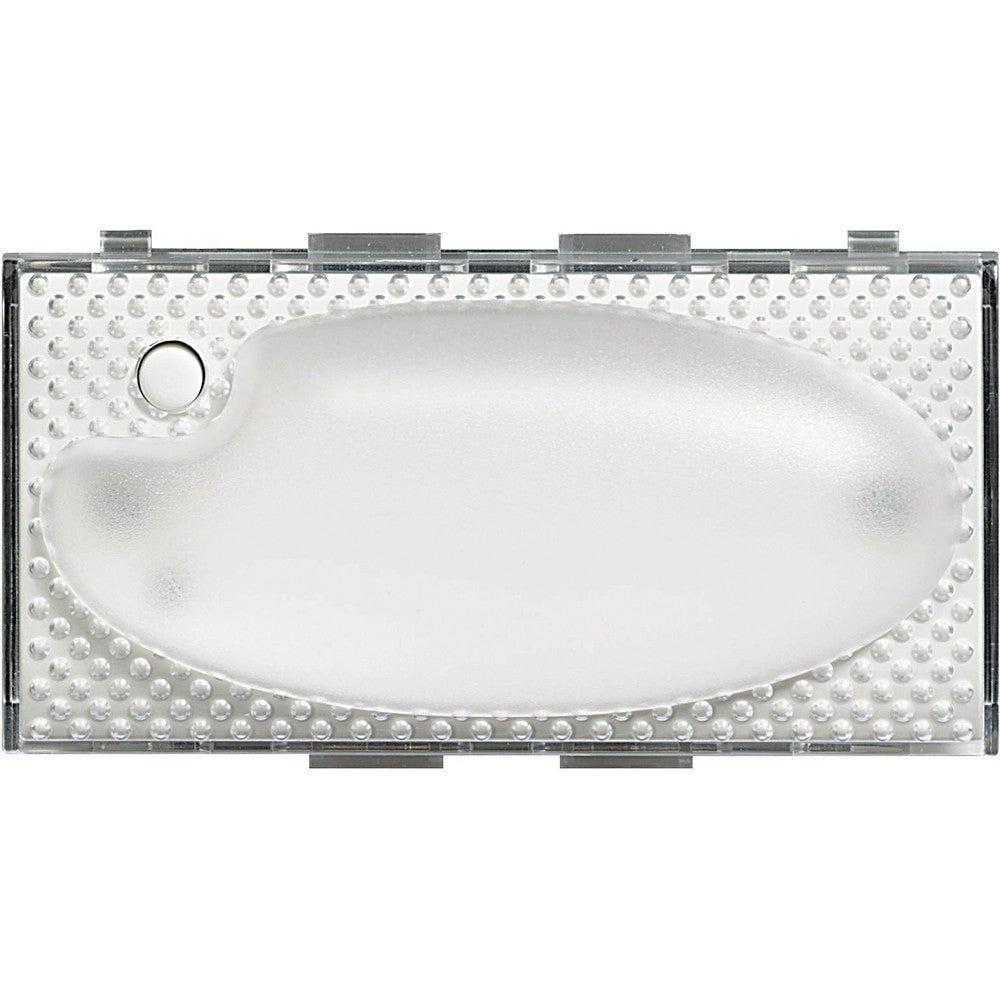 Bticino Livinglight emergency lamp, model L4386/1, designed for 7-module wall boxes, with an hour battery life.