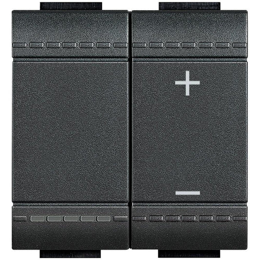 Dimmer Universale A Pulsante Living Light - BTicino L4411N, Controllo Illuminazione Elegante, 100-240V