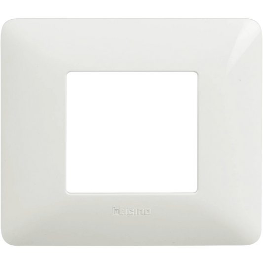 Placca 2 Moduli Bticino Matix Colore Bianco - AM4802BBN