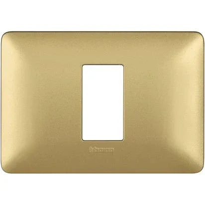Placca BTicino Matix 1 Modulo AM4803M1MGL in Oro - Design Elegante e Resistente
