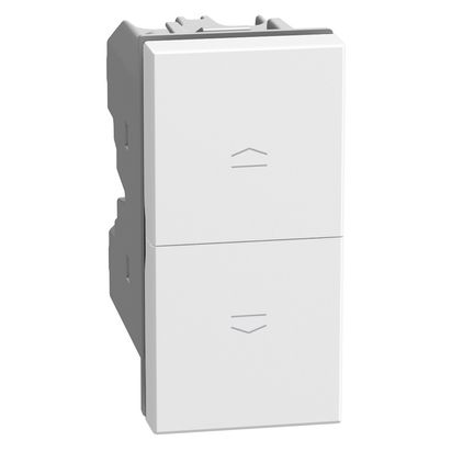 Bticino MatixGO Pulsante doppio 10 A 250 Va.c. 1 P (NO) + 1 P (NO) non interbloccato JW4036