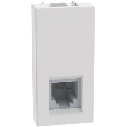 Bticino MatixGO Connettore RJ11, connessione tipo K10, per trasmissione dati/telefonia JW4258RJ11