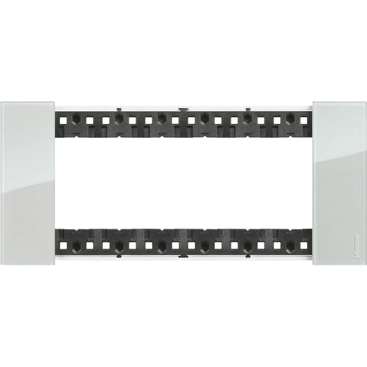 Placca 6 Moduli Bticino Living Now Colore Sky (Azzurro) - KA4806DA