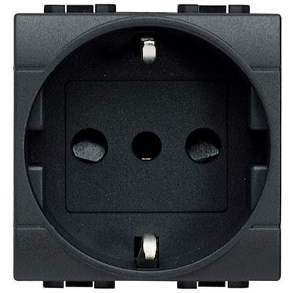 Bticino Living Light Presa Schuko P30 2P+T 16A 250Vac L4140