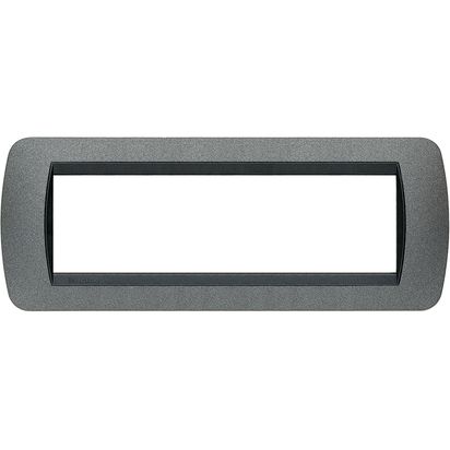 Bticino Placca Living international 7 moduli grafite - materiale metallo L4807GF