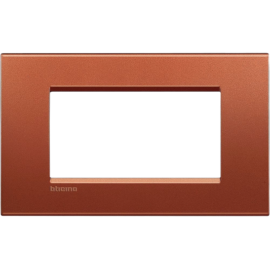 Placca 4 Moduli Bticino Livinglight Quadra Colore Rovere (Oak) - LNA4804RK