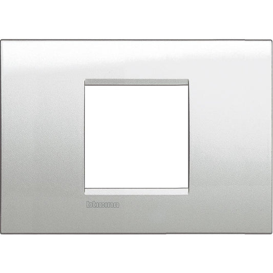 Bticino Placca quadra Livinglight 2 moduli centrati LNA4819GL