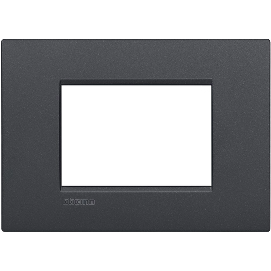 Placca 3 Moduli Bticino Livinglight AIR Colore Antracite - LNC4803AR