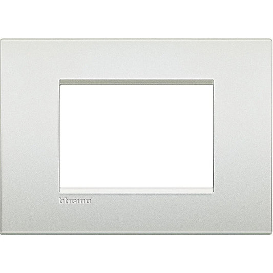 Bticino Livinglight AIR LNC4803PR - Placca 3 Moduli Bianco Perla Ultra-Sottile