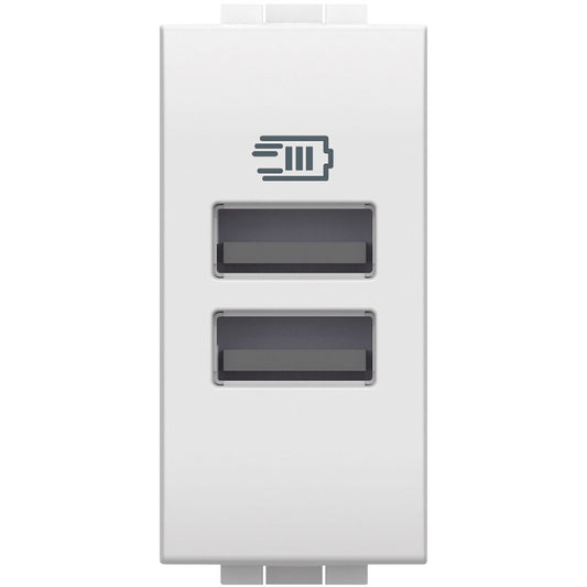 Bticino LivingLight Caricatore USB con 2 prese USB N4191AA