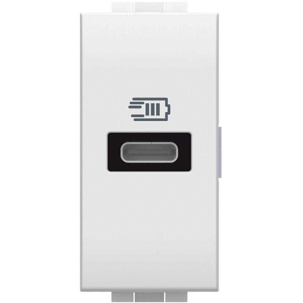 Bticino LivingLight Caricatore USB tipo C con tensione 5 Vdc N4192C