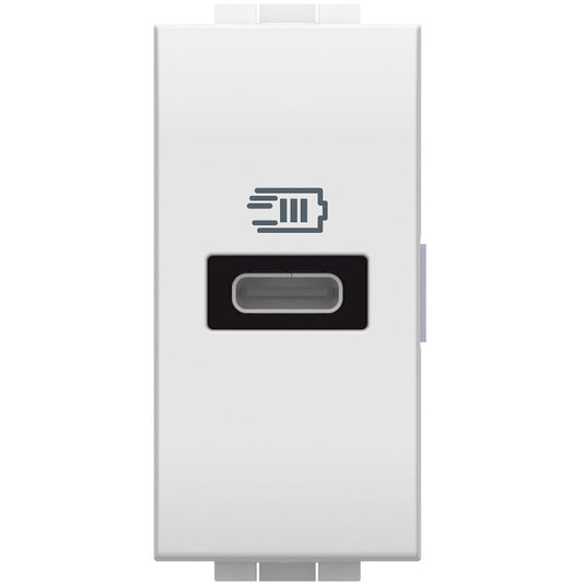 Bticino LivingLight Caricatore USB tipo C con tensione 5 Vdc N4192C