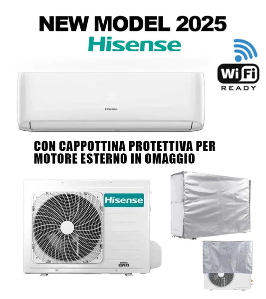 Climatizzatore Hisense CA25LR02G + AS25LR02W 9000 BTU Inverter Wi-Fi Ready A++ Efficienza Energetica