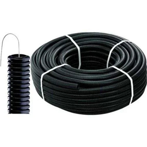 Tubo Corrugato Nero Ø25 Mm - Rotolo 50 Metri Con Tirafilo | Flessibile, Resistente, Alta Isolamento | SKU [inserisci codice SKU]