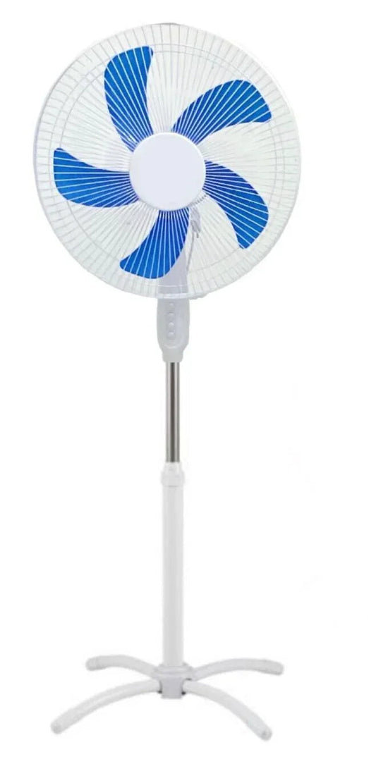 Ventilatore A Piantana Zenith ZENVP40/130BGR 40Cm 50W Oscillante 3 Velocità 5 Pale Regolabile
