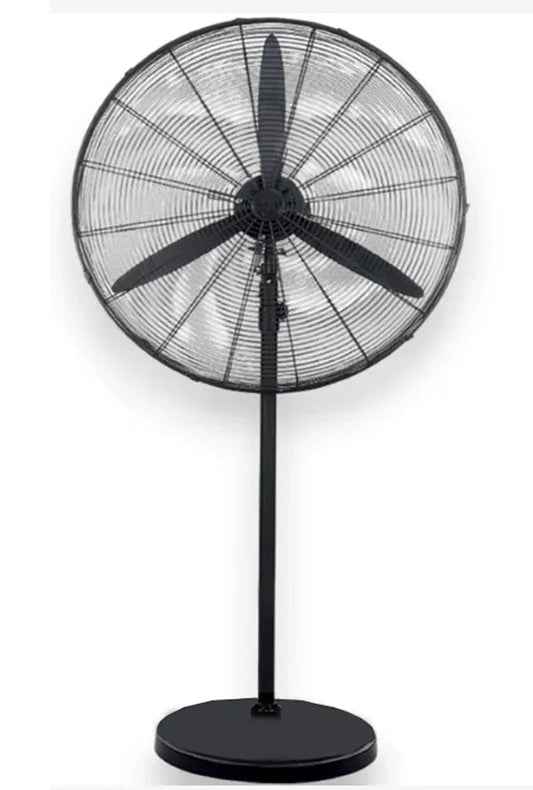 Ventilatore Industriale a Piantana 180W - Ø65 cm, 3 Velocità, Base Tonda, Metallo Resistente - Zenith
